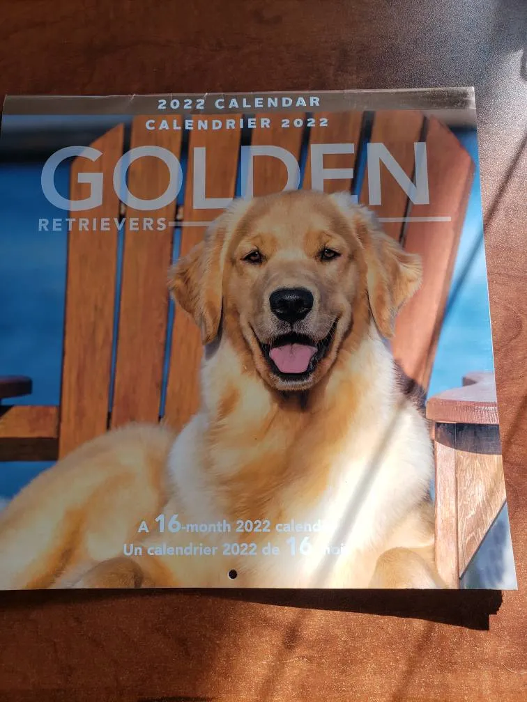 (new) 2022 dog calendar photo 1