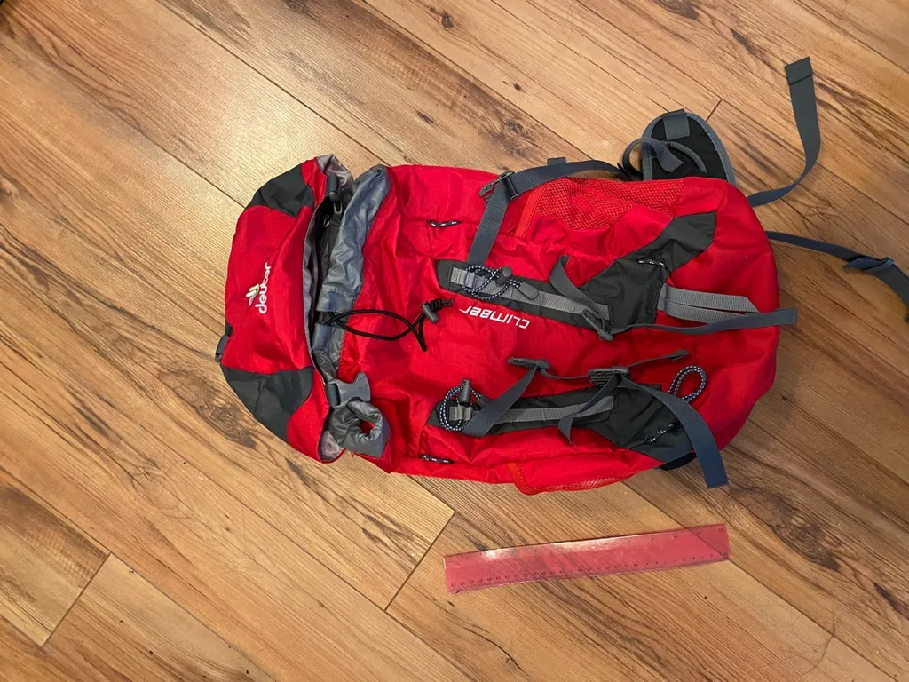Like New Red Hiking Backpack photo 1