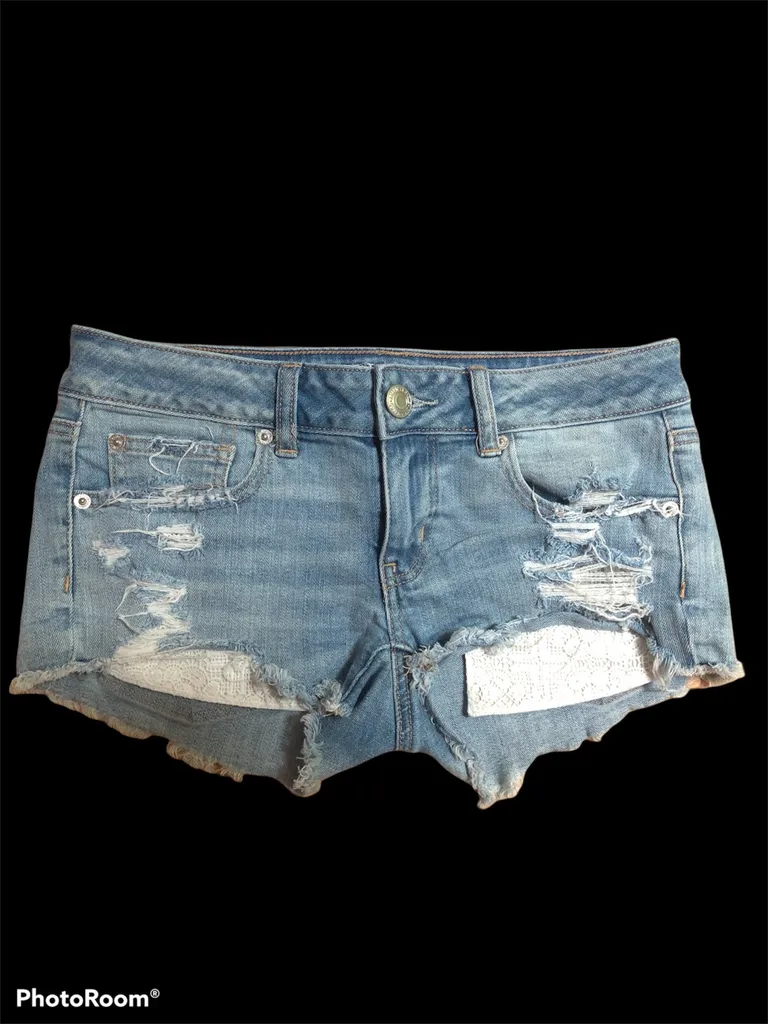 American Eagle Jean Shorts Size 2 photo 1