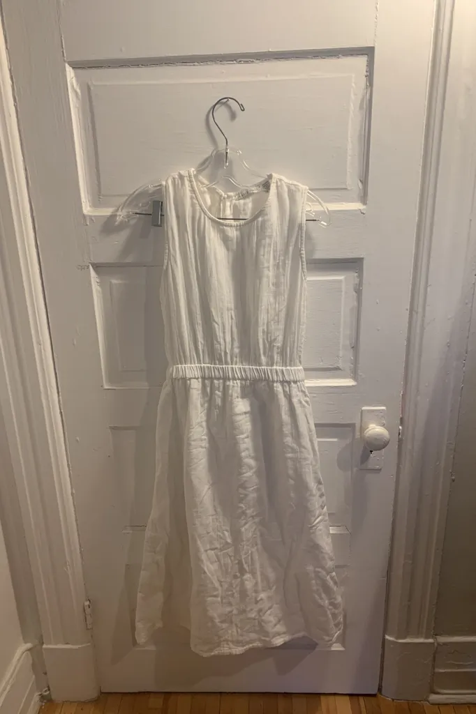 White Cotton Dress photo 1