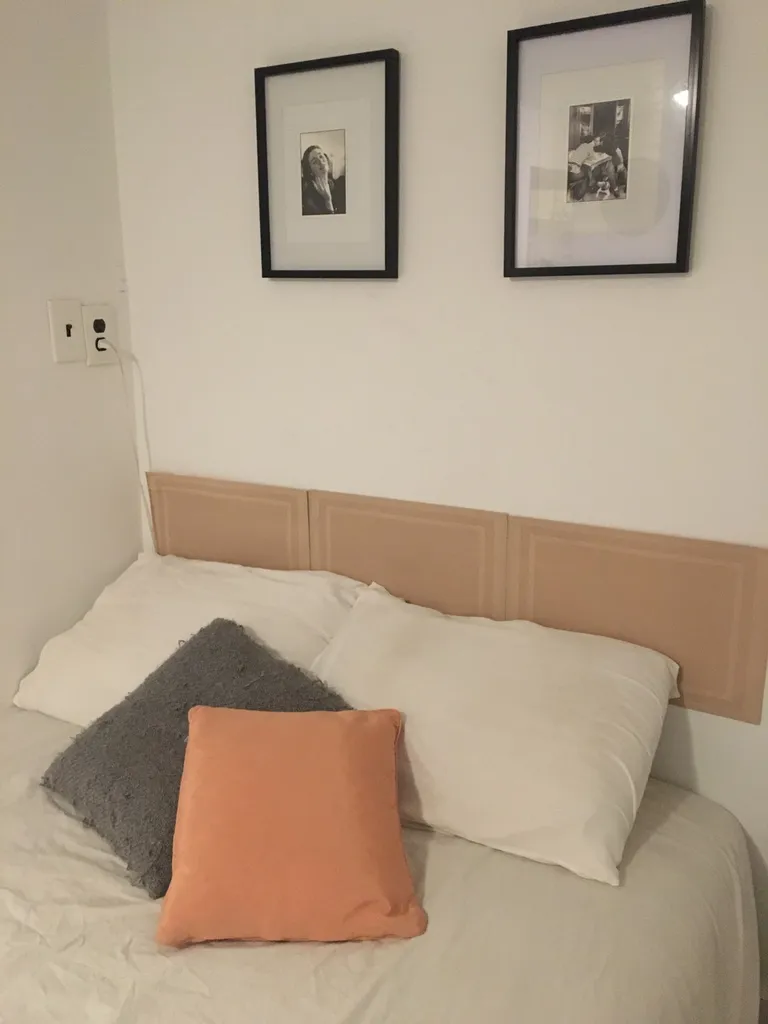 3 sets of light brown placements (DIY’d as a headboard) photo 1
