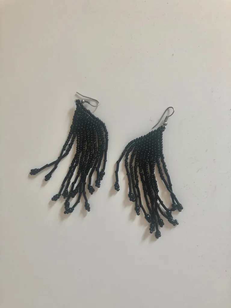 Beaded Dangly Earrings photo 1