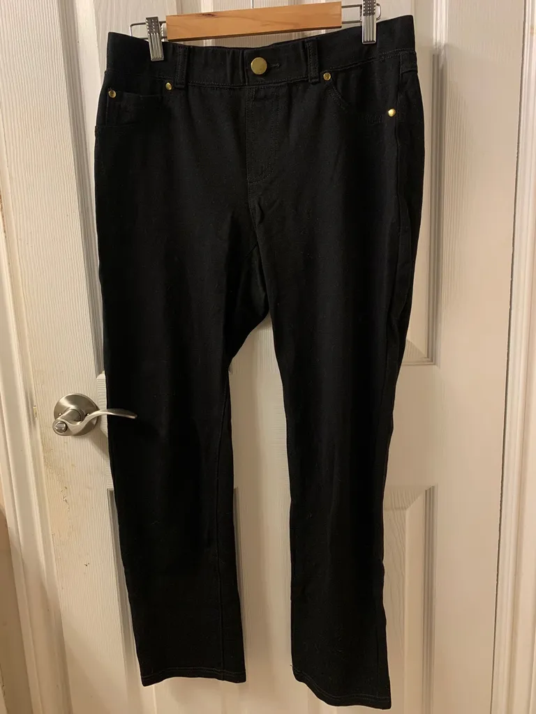 Comfortable Black Dress Pants, Size Medium photo 1