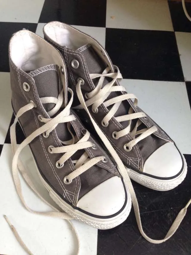 Grey Converse, M 5.5, Wm 7.5 photo 1