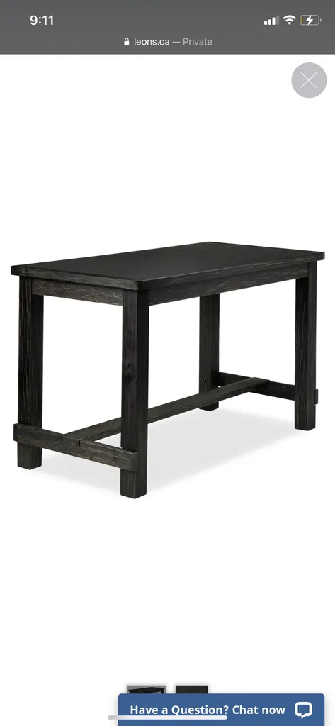 Pub Height Dining Table From Leons Brand New photo 1