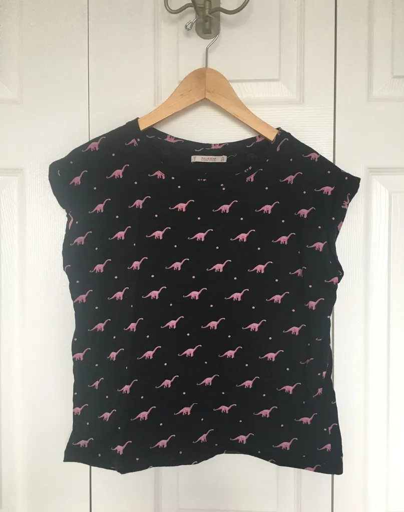 Pink Dinosaur Print Tee photo 1