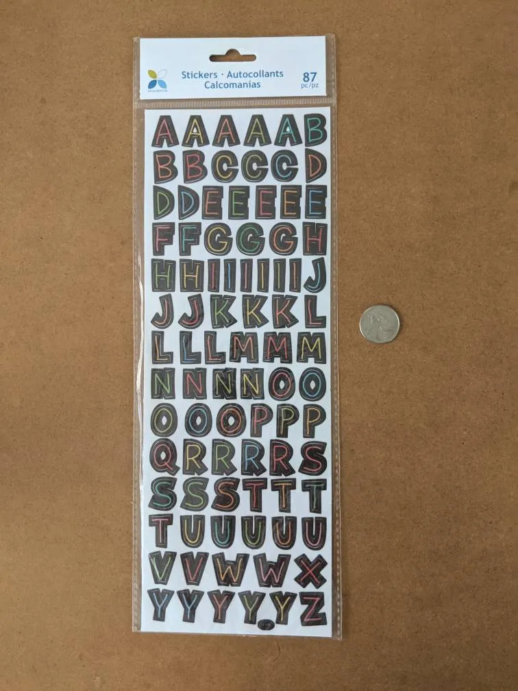 Alphabet Stickers photo 1