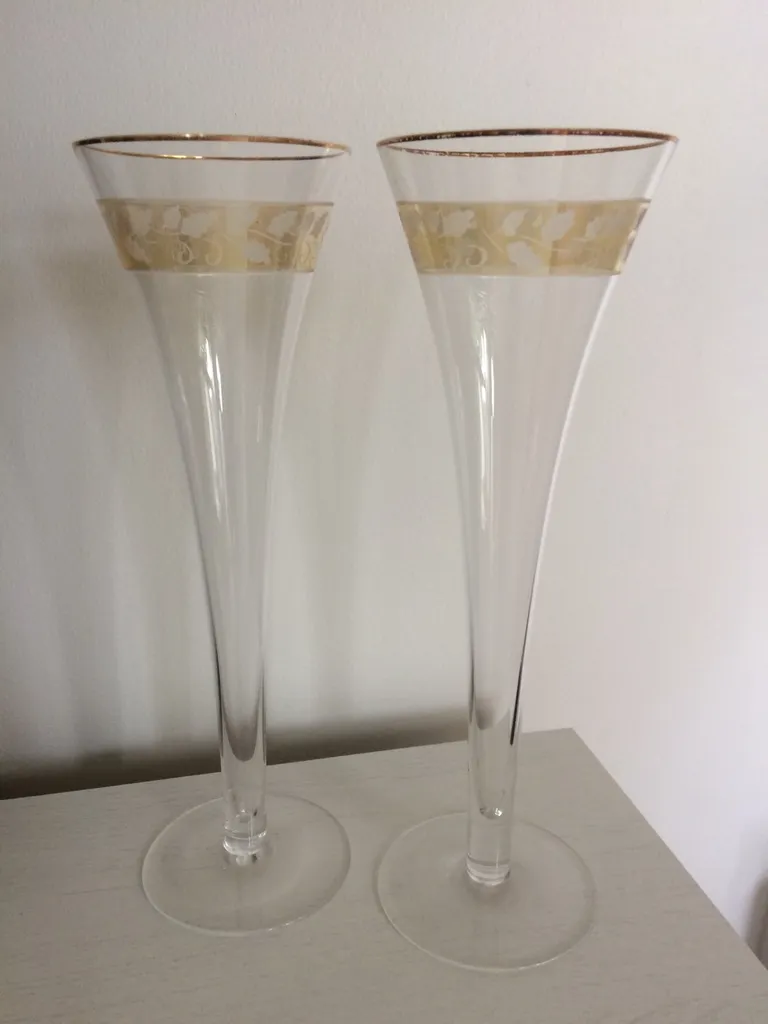 Laura Ashley Champagne Flutes photo 1