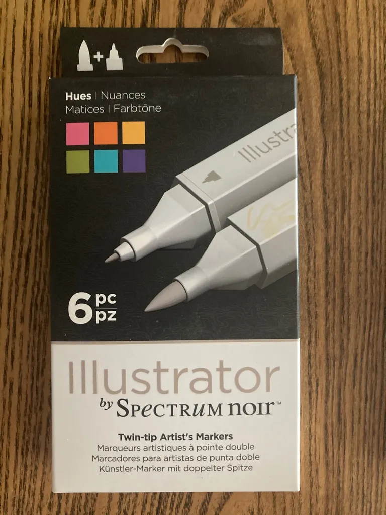 BNIB* Spectrum Noir Dual Tip Brush Markers "Hues" Set photo 1