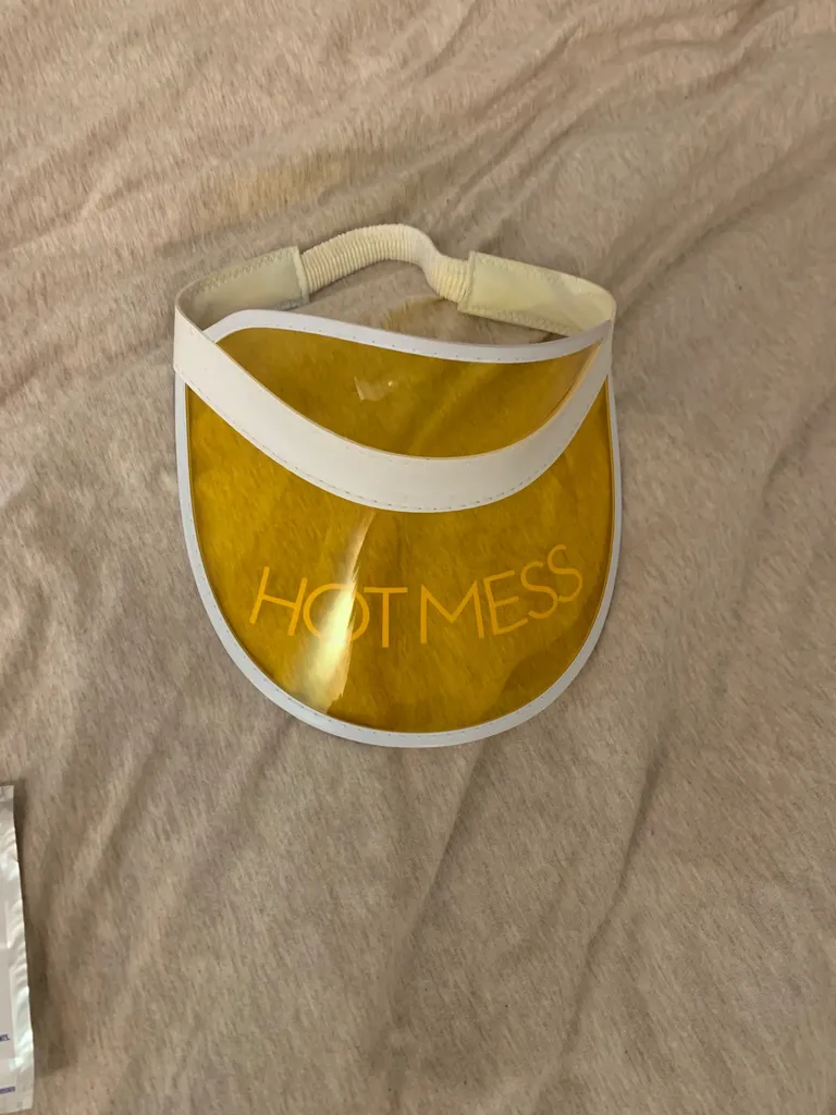 Yellow ‘Hot mess’ Visor photo 1