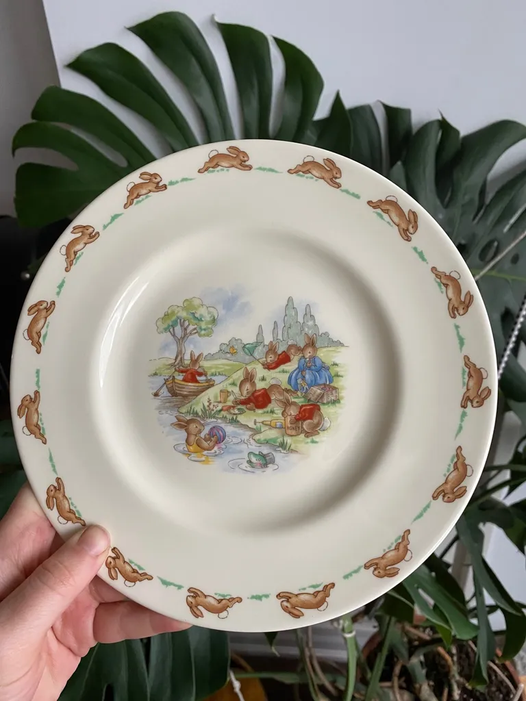 Bunnykins Plate photo 1