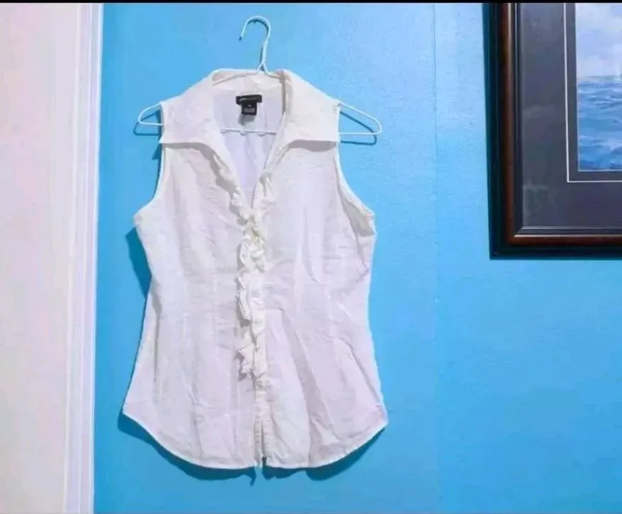 BCBG Maxazria White Shirt photo 1