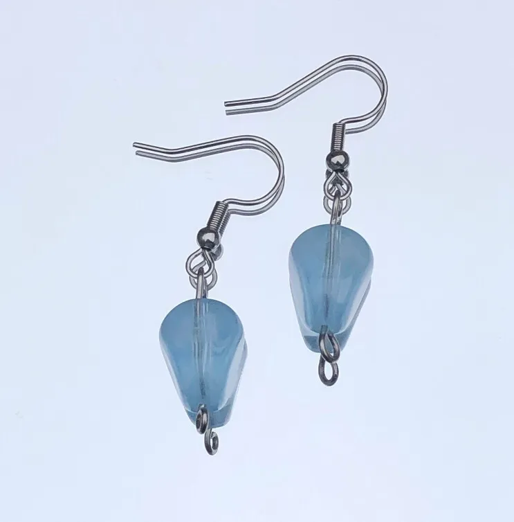 Blue Bead Earrings photo 1