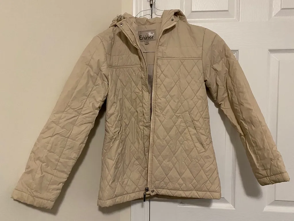 Beige Quilted Jacket photo 1