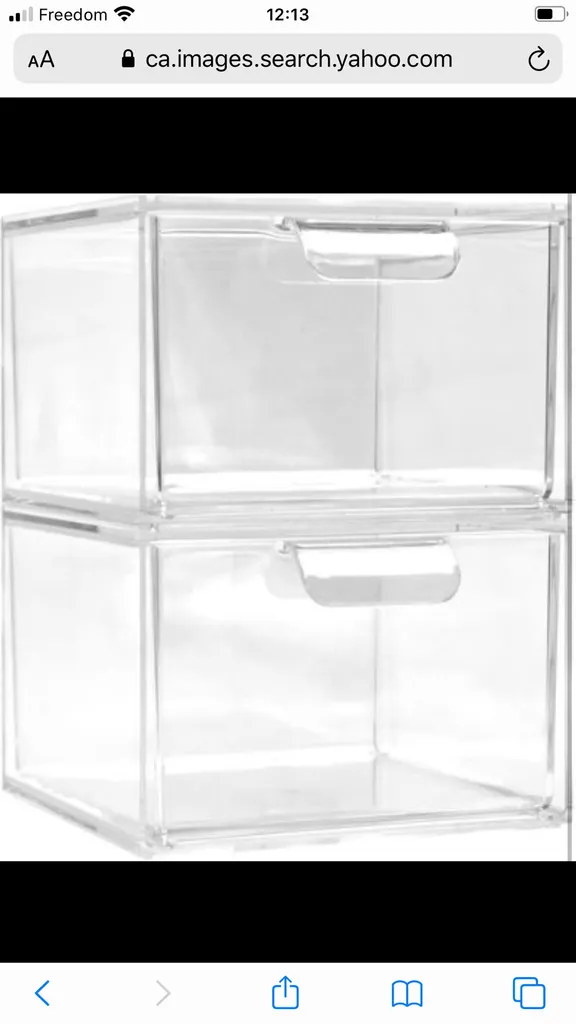 ISO Clear Plastic Drawers photo 1