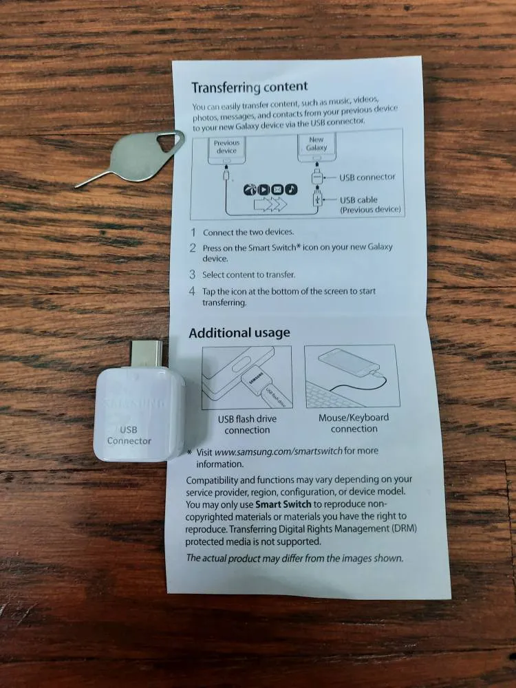 Phone Transfer Kit (USB Connector,  Sim Card Instrument) photo 1