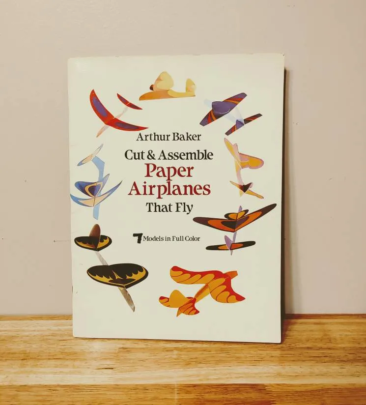 Vintage Paper Airplane Book photo 1