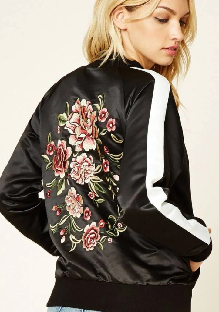 BNWOT Forever 21 Contemporary Embroidered Jacket photo 1