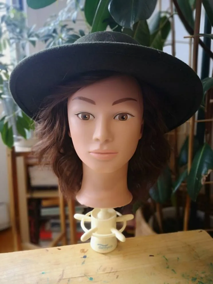 Dark Green/Kaki Felt Hat | One Size photo 1