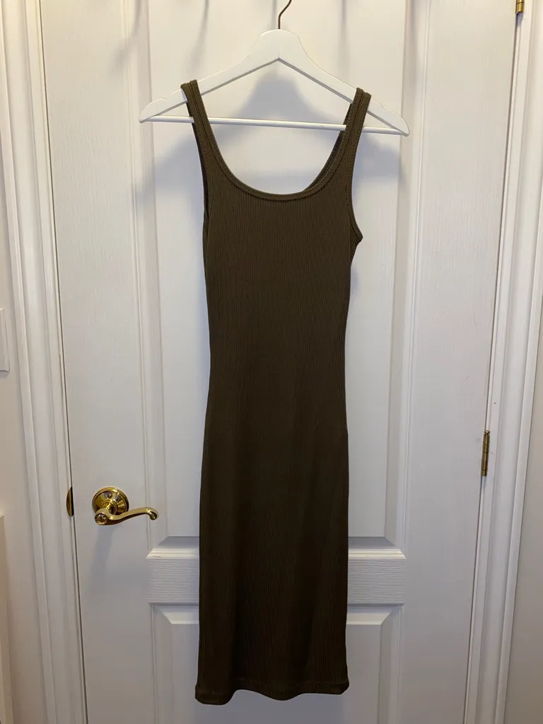 Dynamite Army Green Dress photo 1