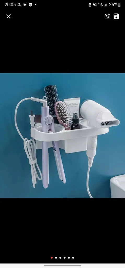 Wall Mounted Bathroom Caddy (Appliance Holder) photo 1