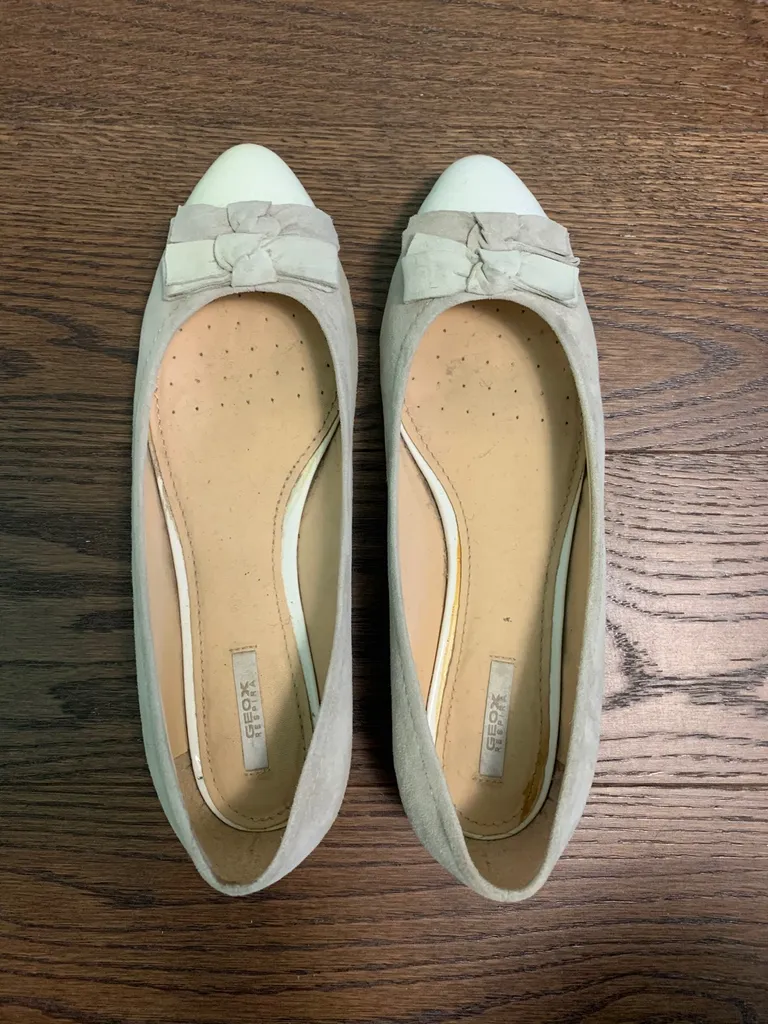 Geox Suede Ballet Shoes size 7 photo 1