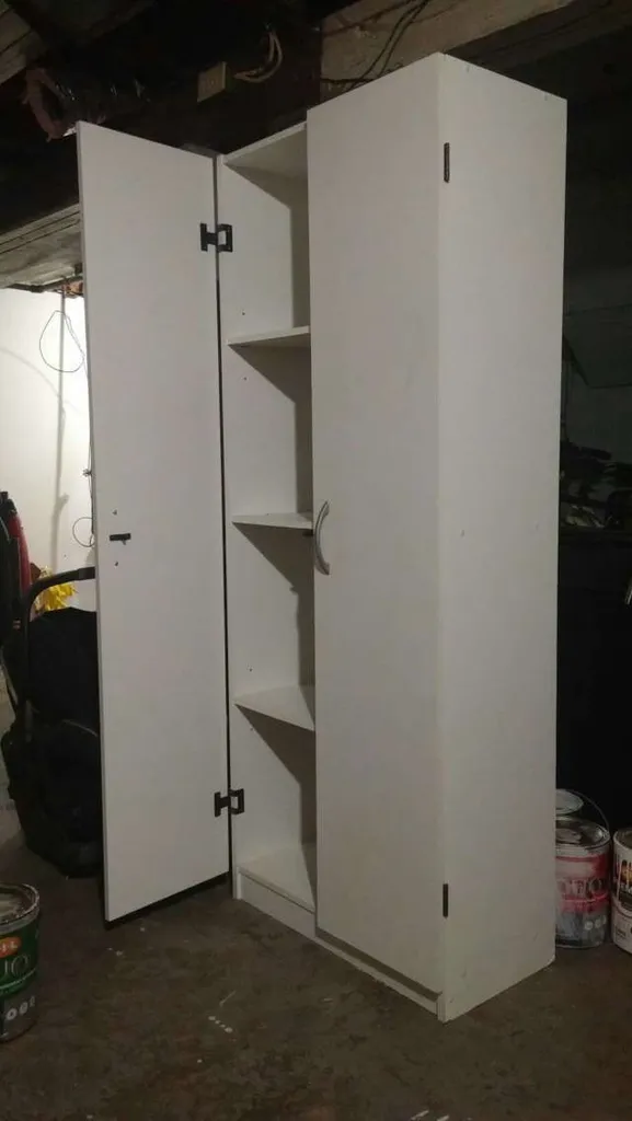 White Shelving Unit photo 1