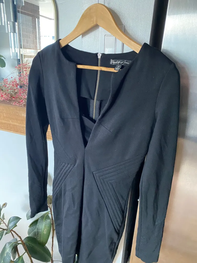 Elizabeth & James Black Dress photo 1