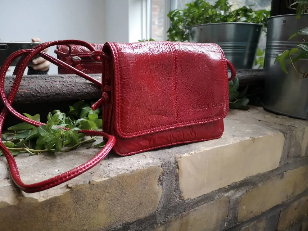 Red Leather Purse photo 1