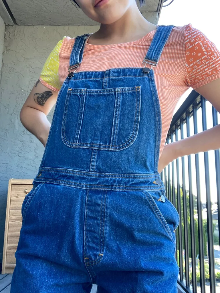 American Apparel denim overalls photo 1