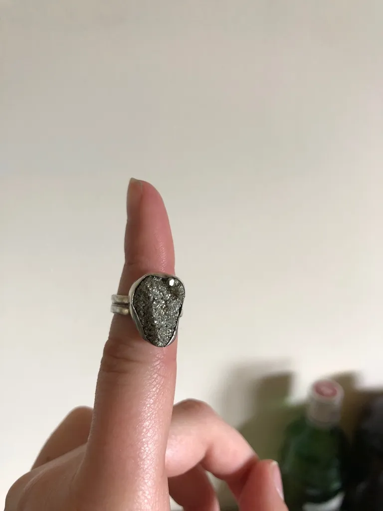 Pyrite ring photo 1