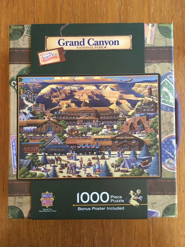 Grand Canyon - 1000 pc puzzle (complete) photo 1