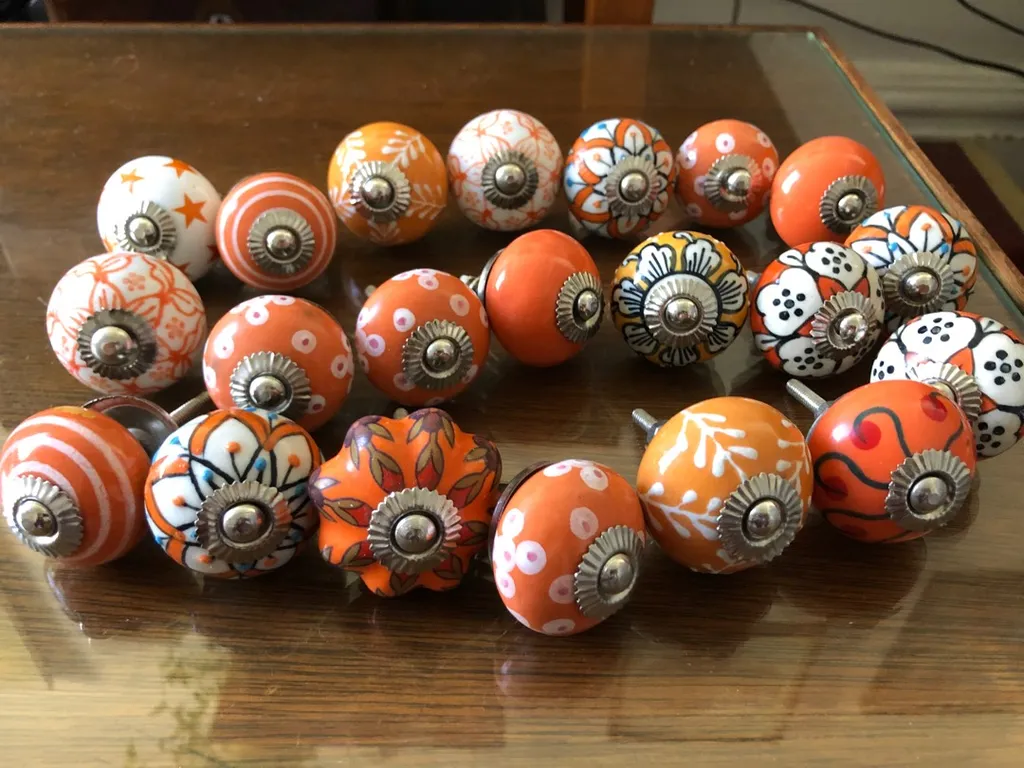 Hand Painted Ceramic Knobs photo 1