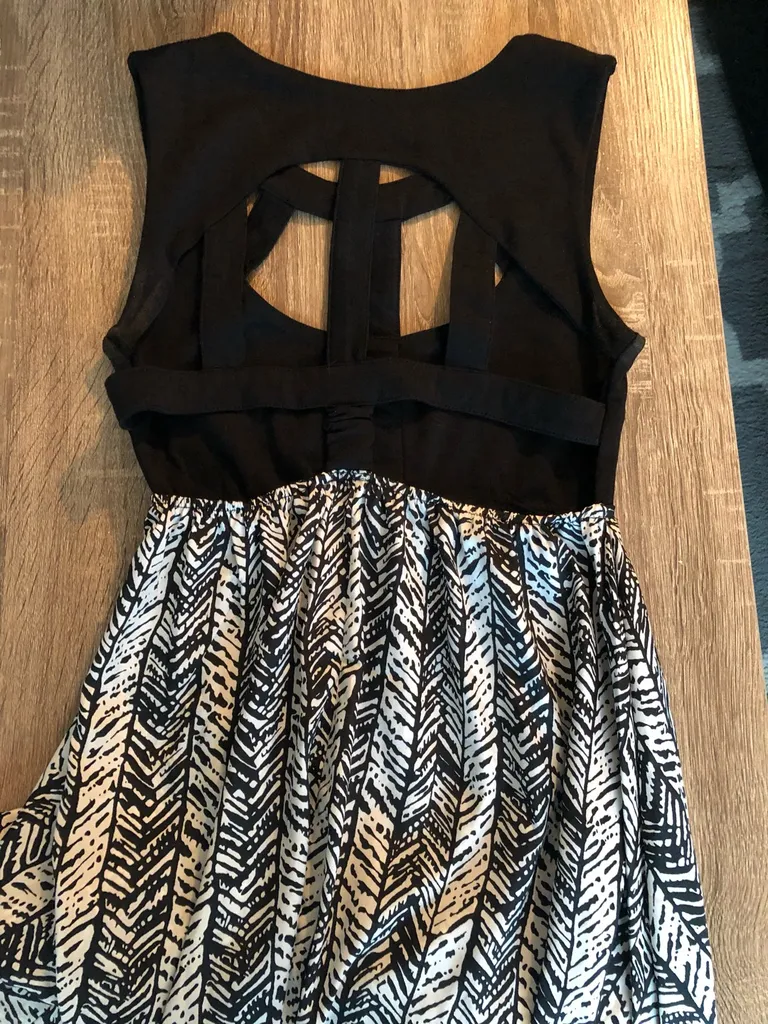 Hi/Lo Cage Dress With Open Back photo 1