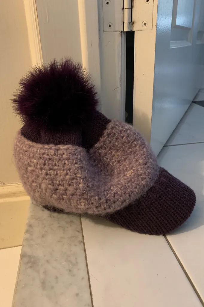 Purple Knit Hat photo 1