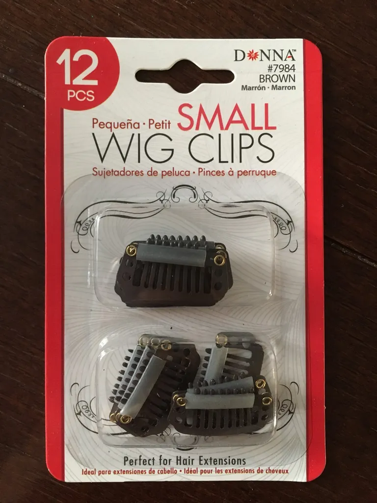 12 Small Wig Clips photo 1