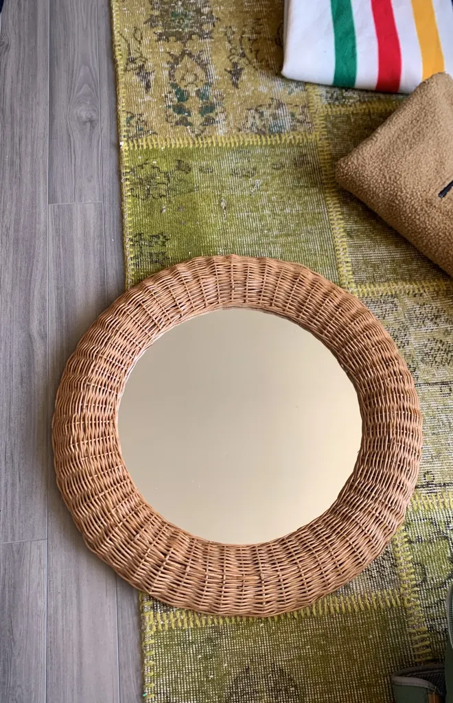 IKEA Rattan Mirror photo 1