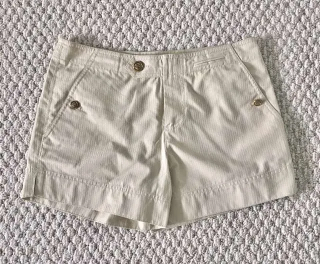 Pink Tartan Shorts - Size 4 - Light Beige photo 1