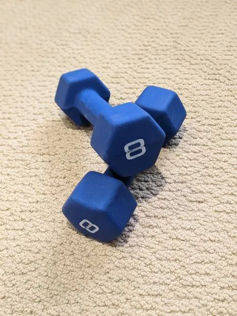 Pair of 8 lb Weights photo 1