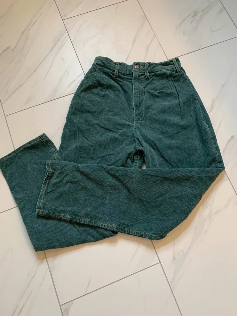 Corduroy High Waisted Pants (1940s Fit) photo 1