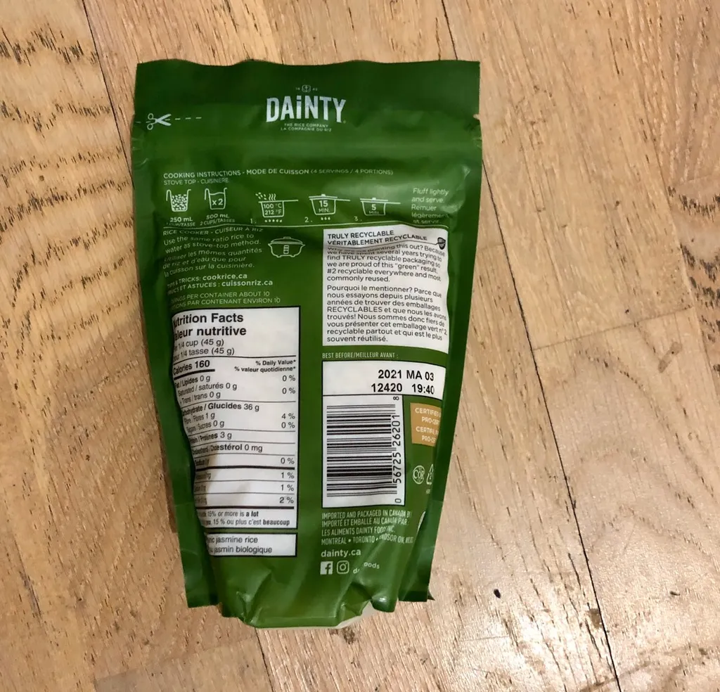 Jasmine Rice, Organic photo 1