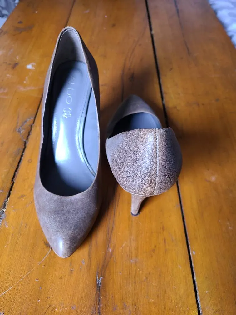 Leather Toupe/Brown  ALDO HEELS photo 1