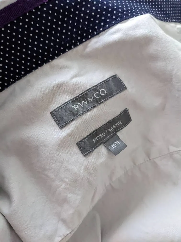 Light Grey Men's Dress Shirt Size Medium photo 1