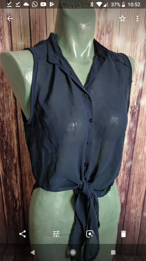 Brandy Melville Tie Front Top photo 1