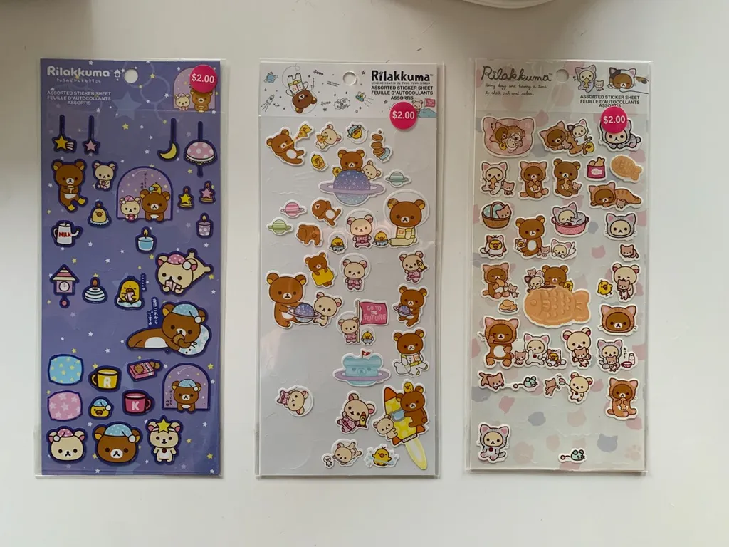 Rilakkuma Stickers x3 photo 1
