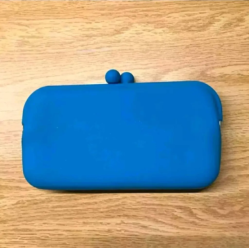 Blue Silicone Pouch photo 1
