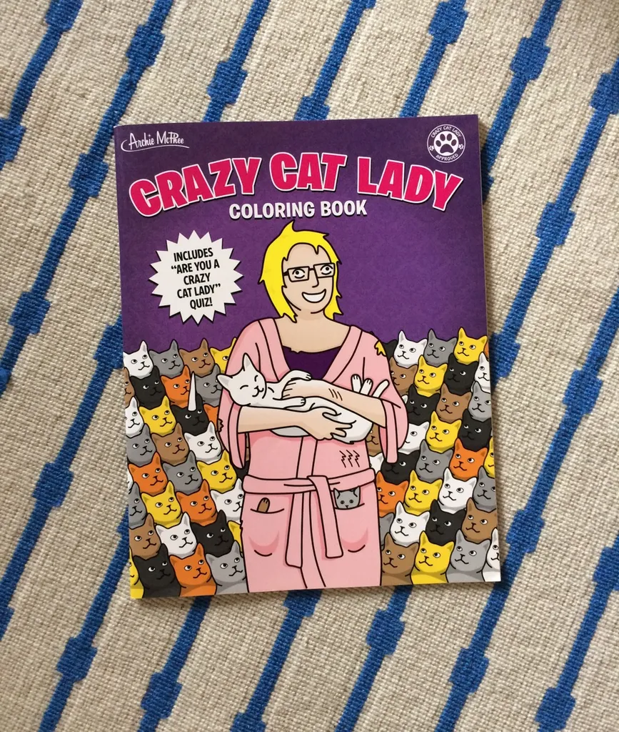 Crazy Cat Lady Colouring Book photo 1