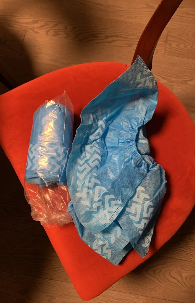 Barely Used Pack Of Floor-protector Booties photo 1