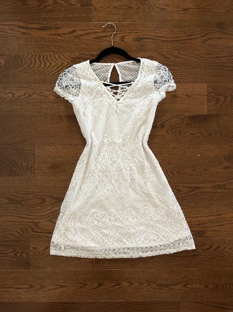 White Lace Dress photo 1