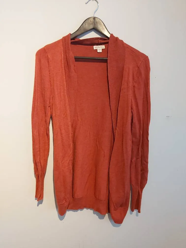 M Rust Cardigan GUC photo 1